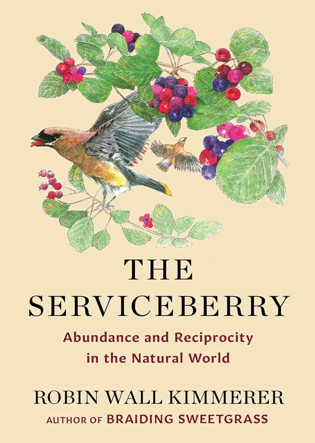 Cover image for Robin Wall Kimmerer's _The Serviceberry_